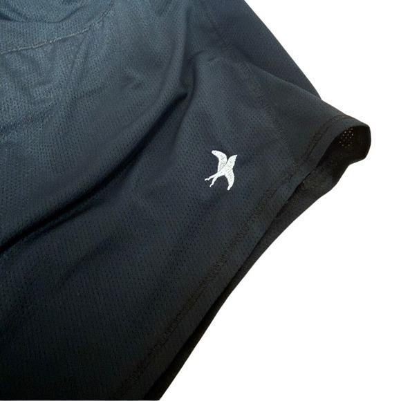 Oiselle Roga Shorts Black Running Shorts Size 8 Lightweight Mesh Workout Gym - Picture 2 of 6